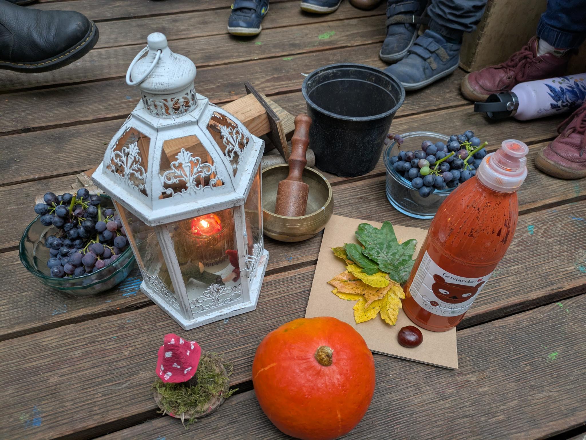 Herbst im Waldkindergarten