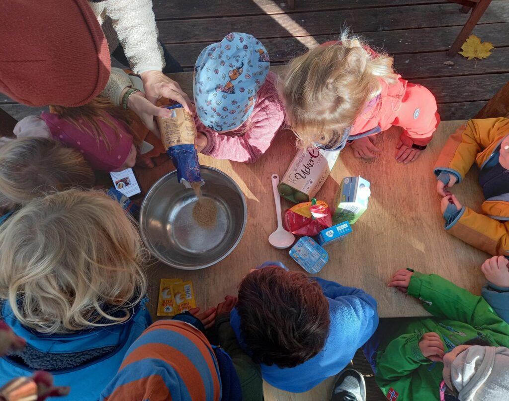 Waffeln backen Waldkita